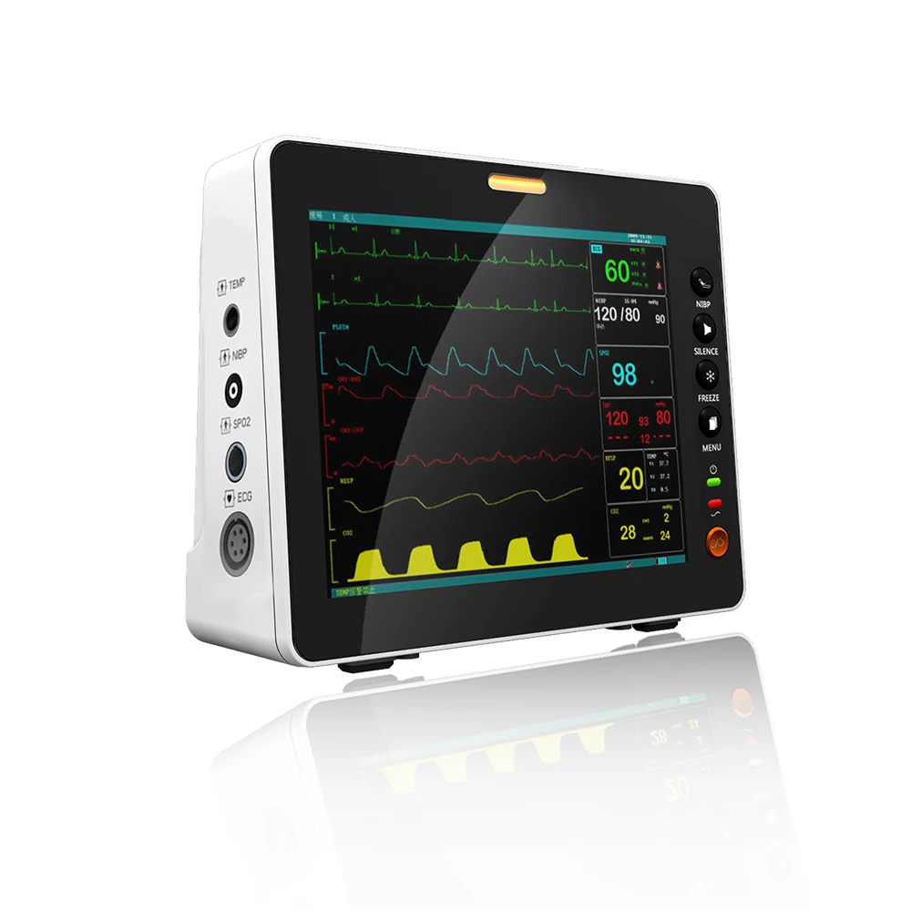 8 Inch Veterinary Multiparameters Patient Monitor Optional Etco2 Buy