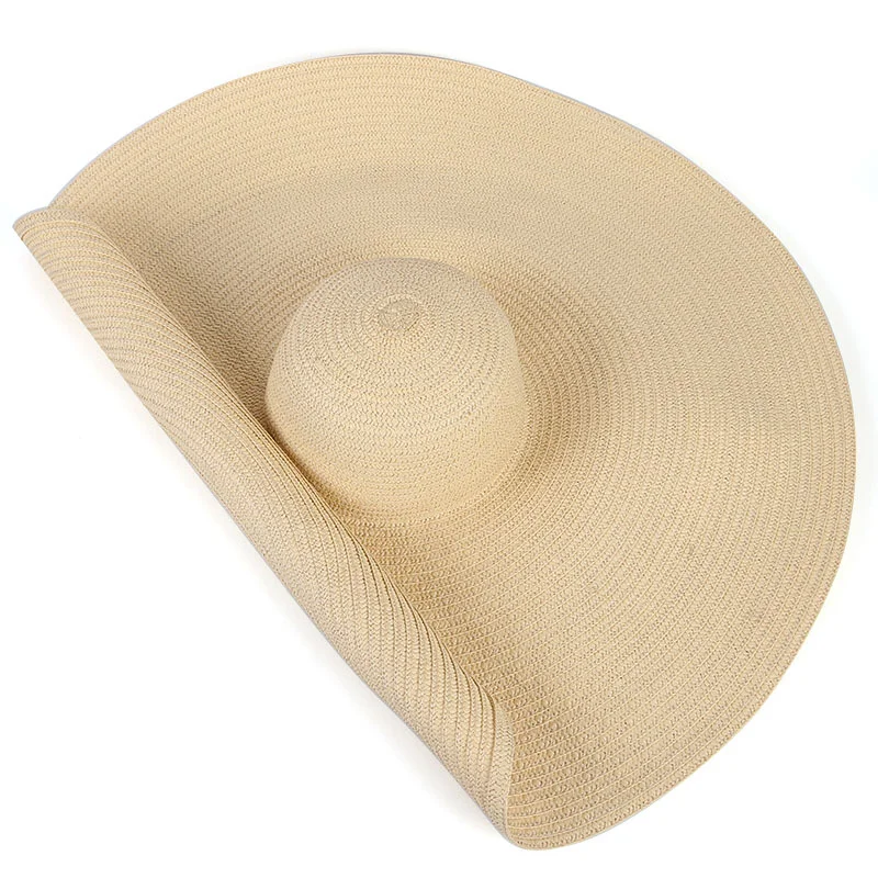 Beach Folding Visor Straw Hat Caps 
