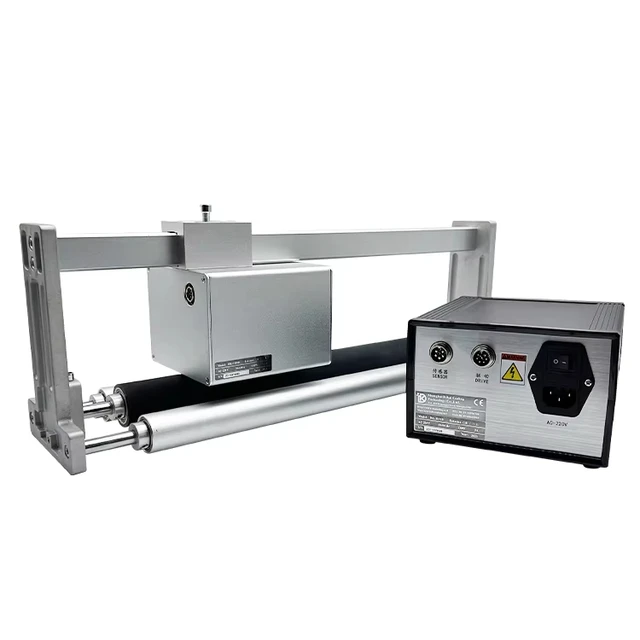 DK Ink Wheel Coding Machine DK1100A B Electric Automatic Synchronous Tracking Pillow Machine Friction Barcode Date Easy Cartons