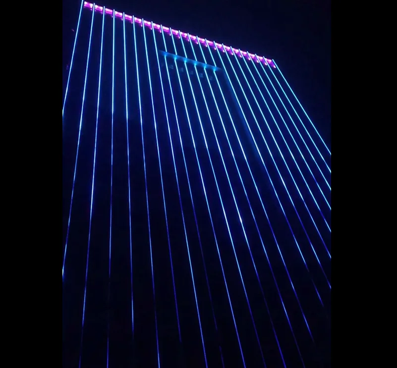 Linear Light bar  DMX RGBW  Color Digital bar  Facade Lighting Architecture Design   Dynamiclight Linearbar