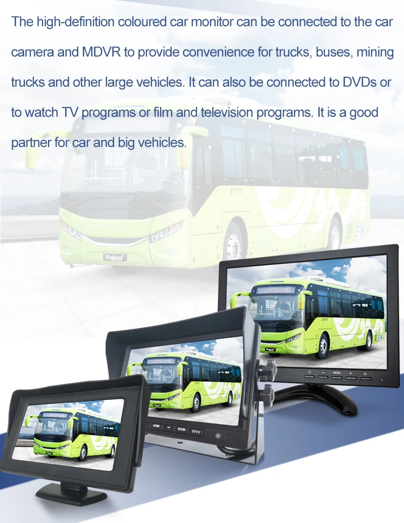 Monitor In Car Headrest/car Tv/ Monitor 7 Inch Hd Night Vision Car Flip