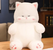Wholesale High Quality 40CM Cute Sleepy Cat Soft Stuffed Animal Toys Sleepy Cat Plush for Children Gift
