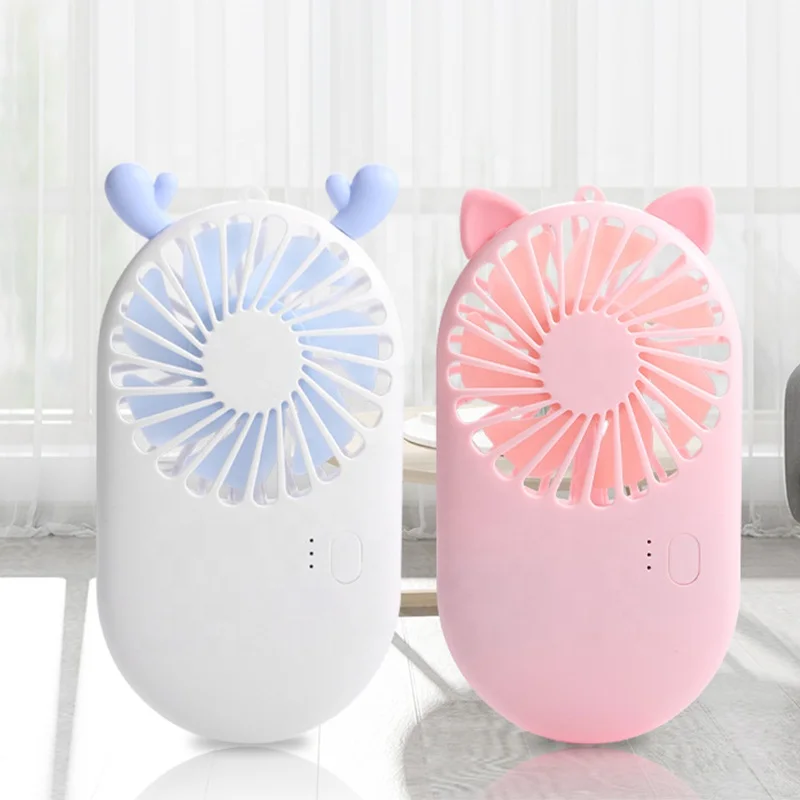 Speed Adjustable Portable Fan Mini Handheld Fan USB Rechargeable Cooling Eyelash Mini Fan