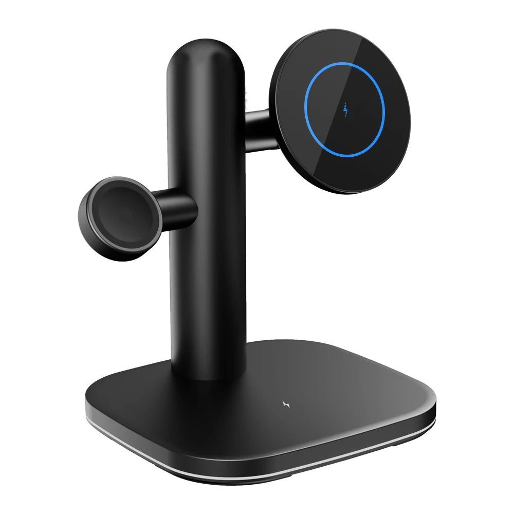 Tree Design 3 In 1 Wireless Stand Charger 15w Wireless