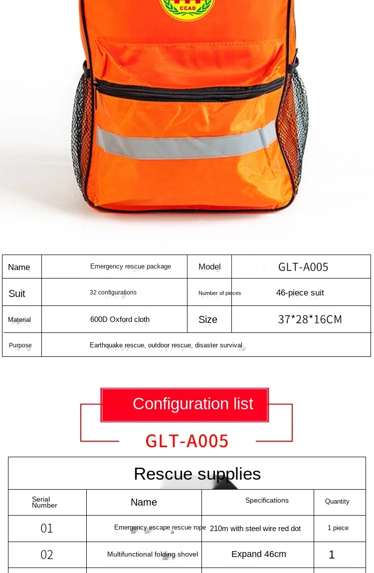 Emergency rescue package