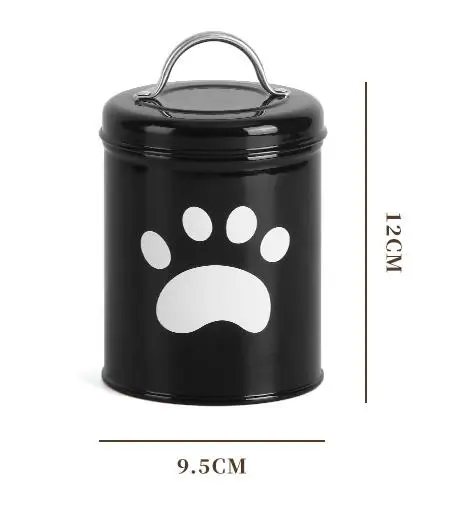Factory Direct Sale Durable Galvanized Iron Storage Containers Set of 4 for Pet Clothes and Pet Food