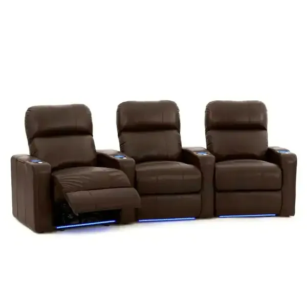 CY Top Grain Leather Power Reclining Modern Design Living Room & Gym Electric Cinema Sofa VIP Seating Furniture