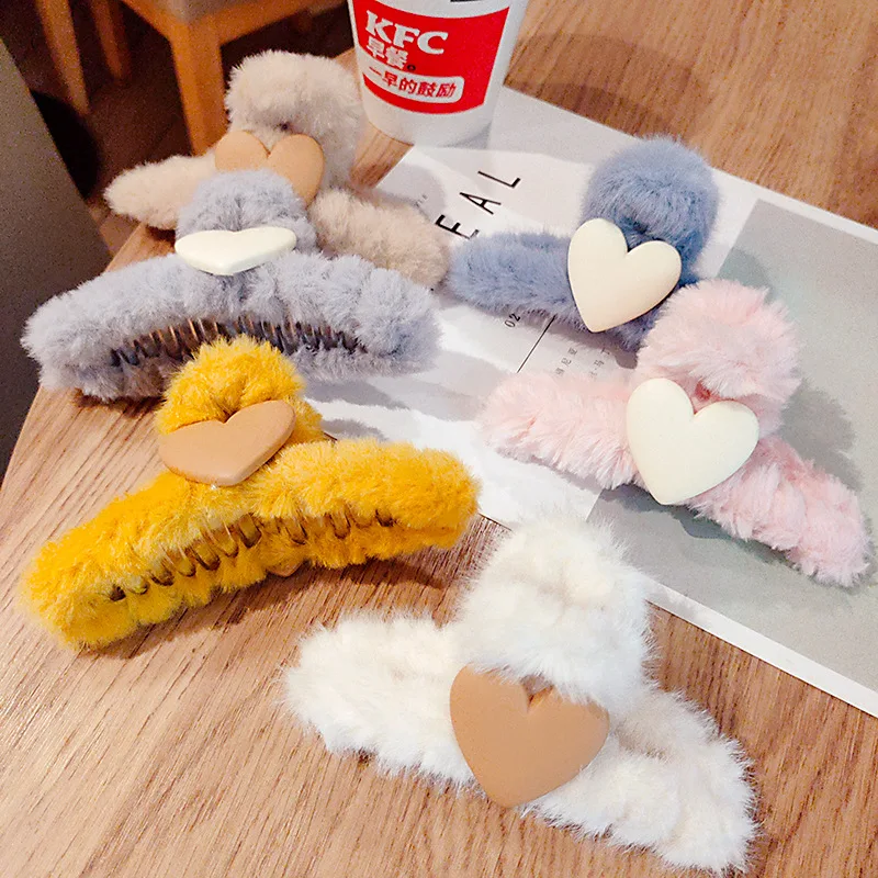 Оптовая продажа от производителя плюшевые заколки для волос большие размеры в виде акулы