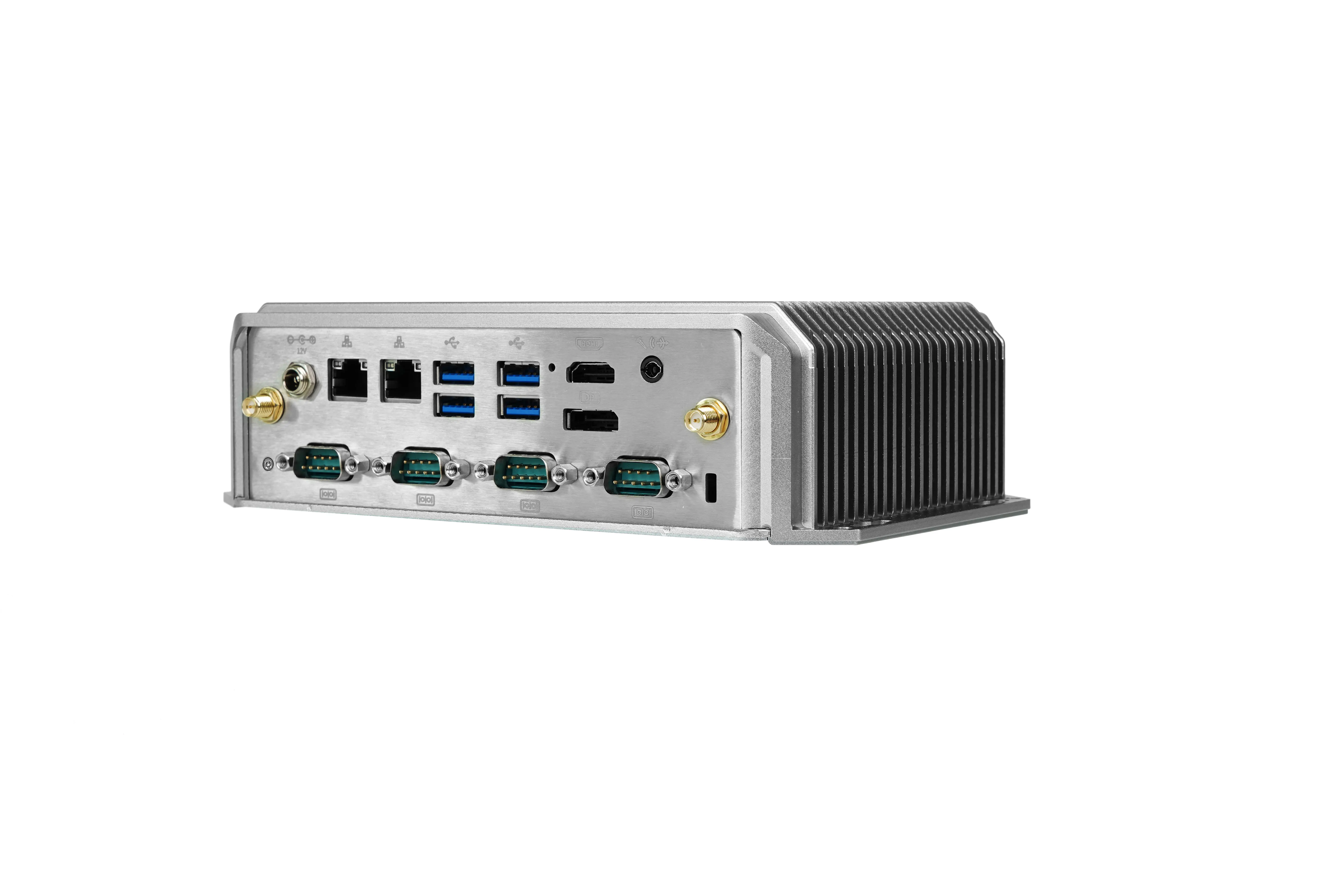 ZEROONE Fanless Mini Pc Embedded Industria Computer Rugged Design X86 Single Board Computer COM Port  LAN WIN 10 Dual Display