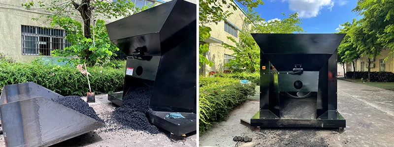 2 Ton Asphalt Pavement Recycling Machine Reconstituted Bitumen Mixer for Sale