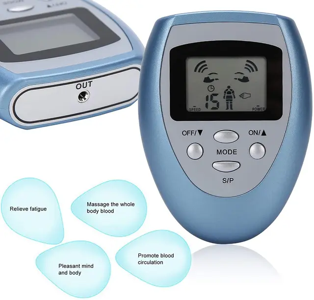 Digital Electric 4 patches  Machine Body Rehabilitation Therapy Supplies Pain Relief Patches Massager for Muscle Device