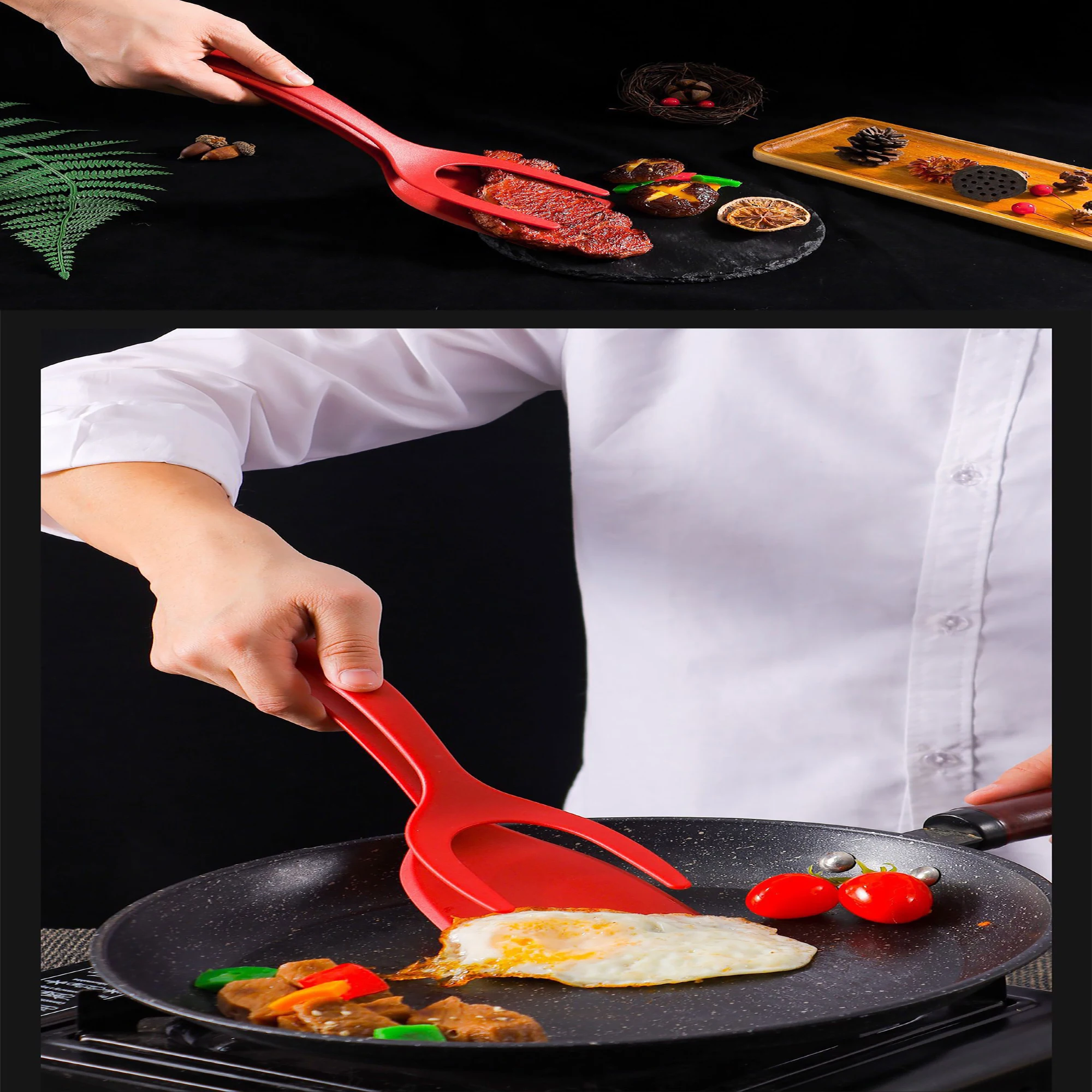 Hot Selling 2 In 1 Food Grade Food Shovel Steak Shovel Egg Turners ...