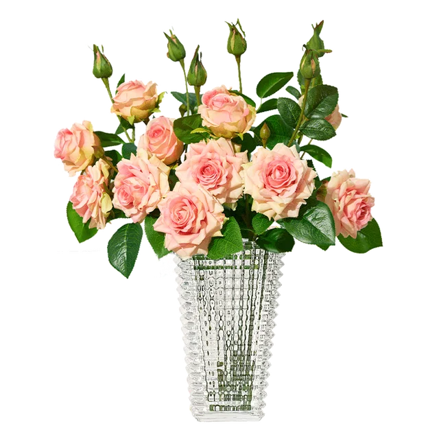 New Product Silk Artificial Flowers Potted Plant Silk Artificial Flowers Moisturizing Roses