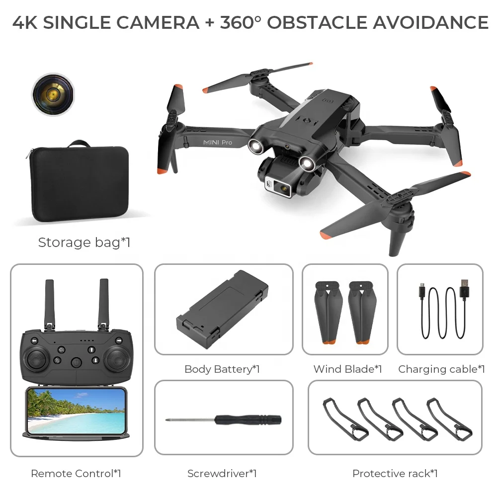 H63 Mini Pro Dron Intelligent Obstacle Avoidance Quadcopter