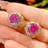 Pendientes de rosas