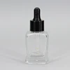 clear+black cap with black rubber bulb
