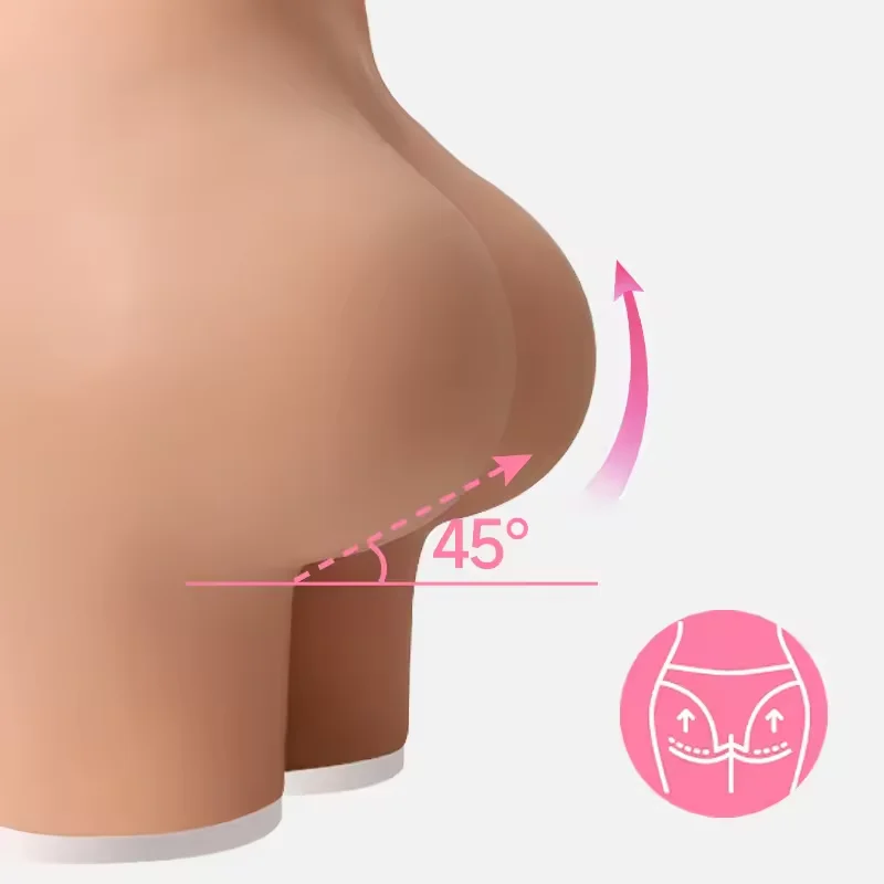Silikon-Po- und Hftpolsterhose, groe Hftpolster, Push-up-Hschen,  knstlicher Po fr afrikanische Frauen mit Po-Lifting-Shapewear