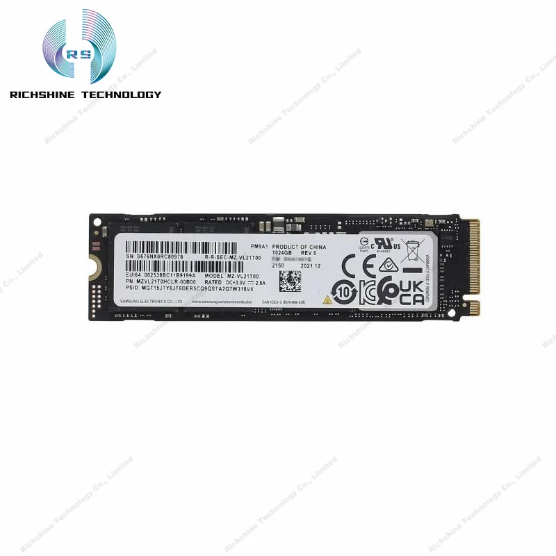 Samsung PM9A1 1TB SSD - Pcie 4.0 X4 M.2 Solid State Drive