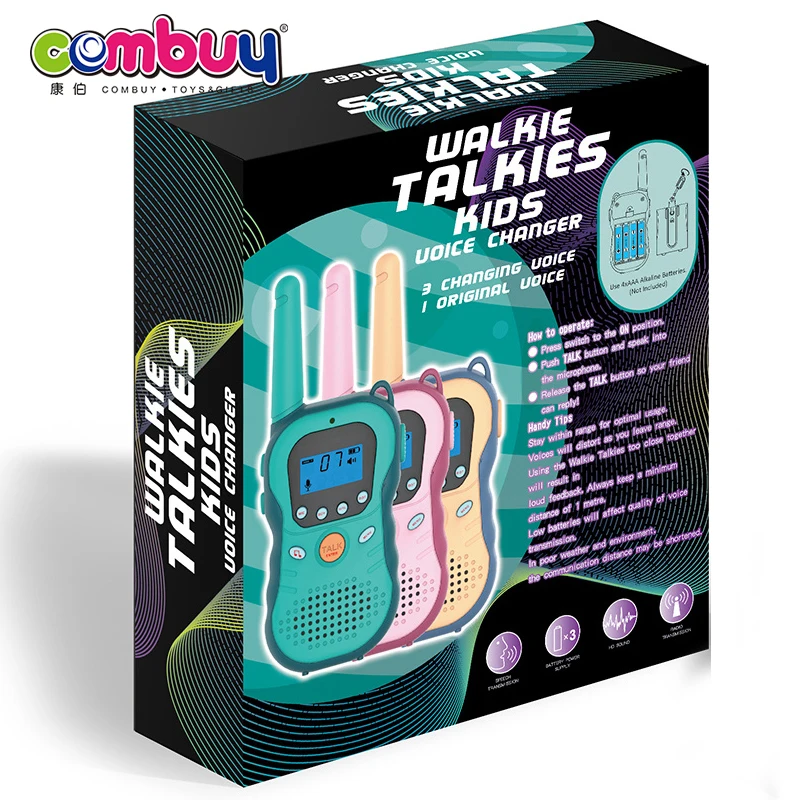 3 KM Range Intercom Phone Toys Voice Changer Kids Walkie Talkies