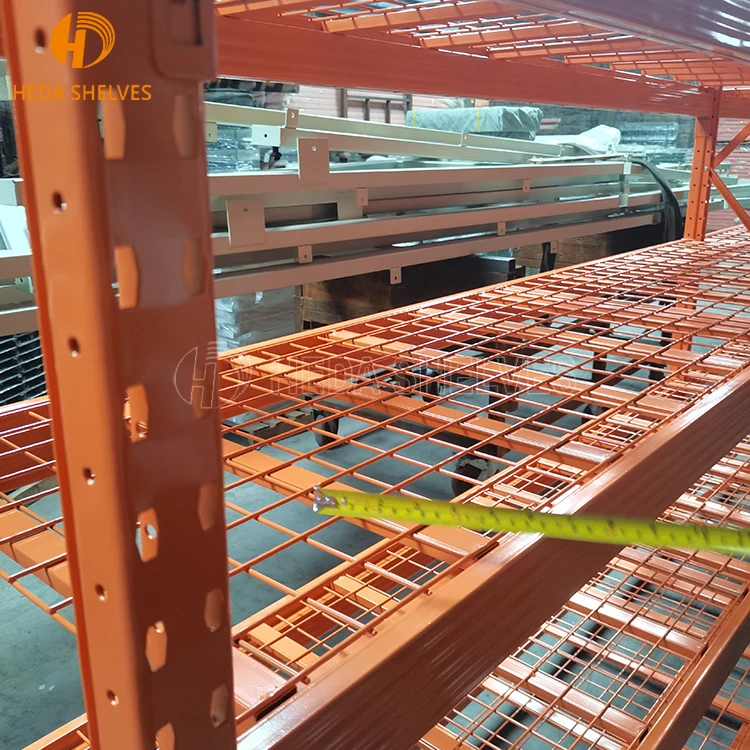 Industrial Stainless Steel Wire Mesh Racking System Pallet Warehouse ...