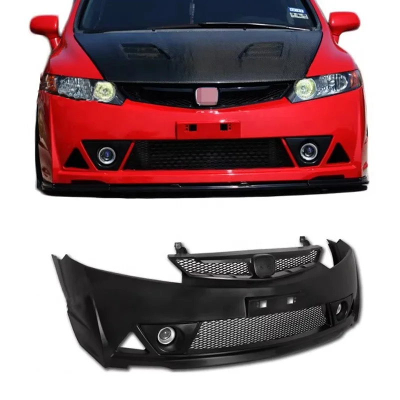 FD2 フロント バンパー 2006-2012年のカーバンパーホンダシビックFD2アップグレードRR