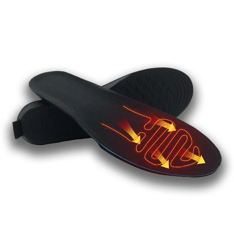 Carbon Fiber Intelligent Remote Control Usb Charged Winter Foot Warm Heated Insole Electric Insoles for Shoes Heated slippers