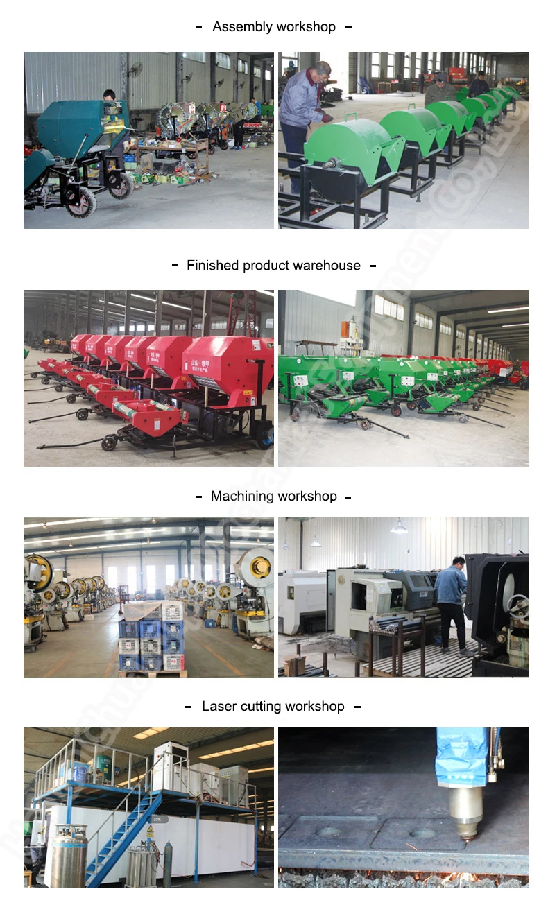 Small square hay baler rabbit hay feed packing machine pine straw baler ...