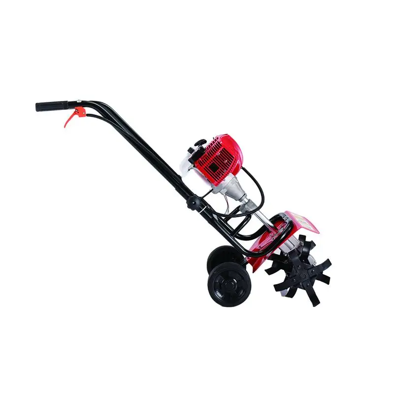 Agricultural Farming Machine Power Motor Rotavator Garden Hand Walking Micro Mini Tiller Cultivators