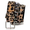 D- brown Leopard Print -110cm