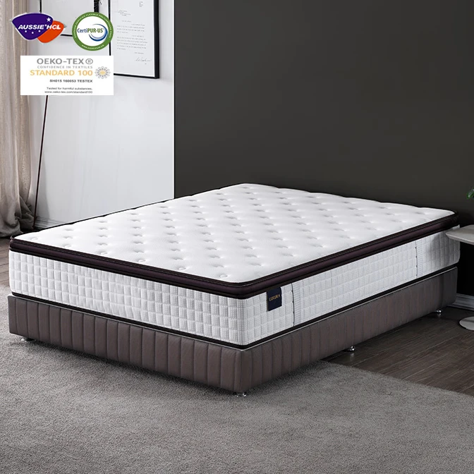king size latex Gel Memory Foam top pocket spring Anti-decubitus mattress protector foam topper remove spring mattresses
