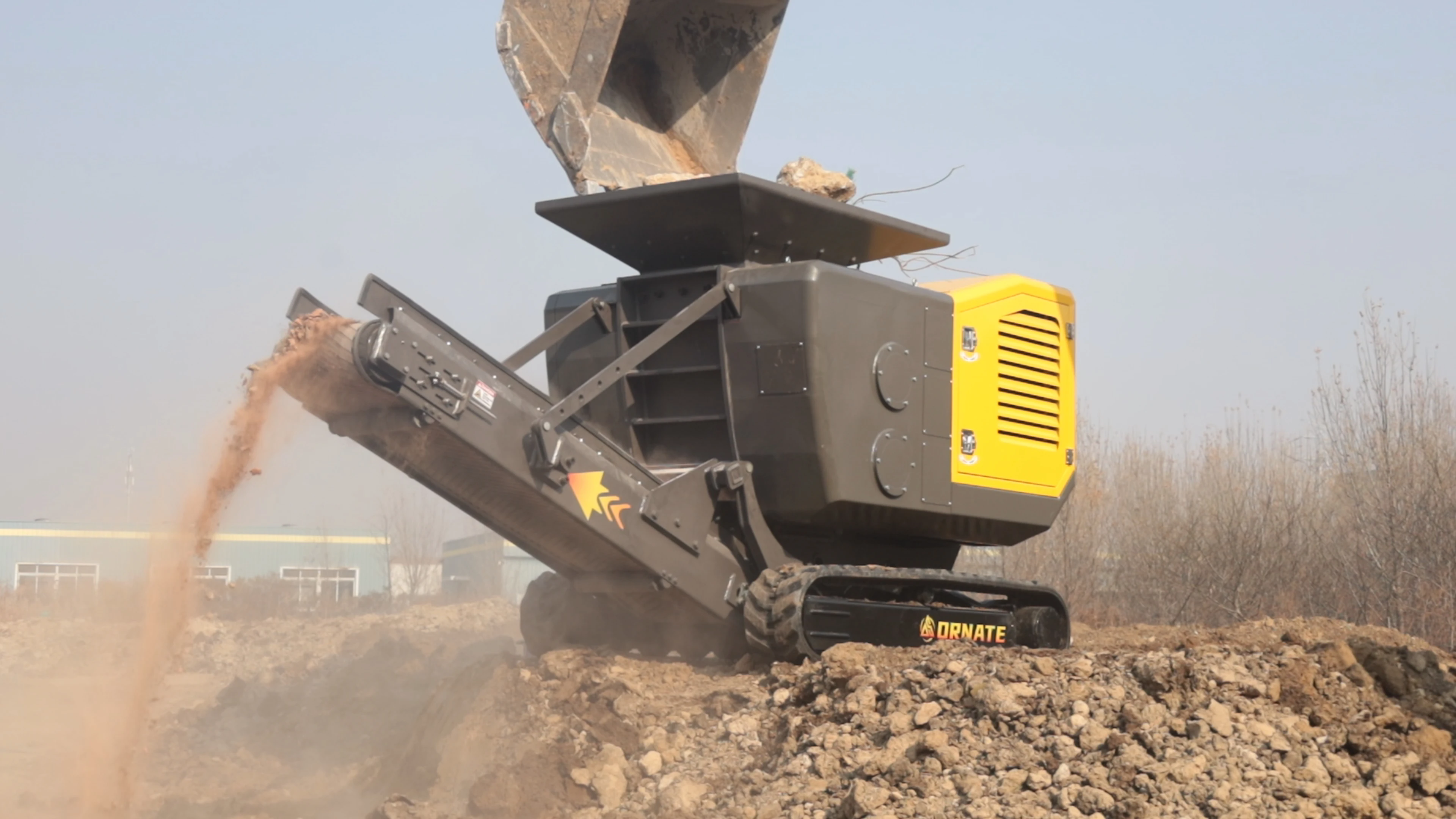 ORNATE OP50 Mini Mobile Jaw Crusher - Durable & Efficient