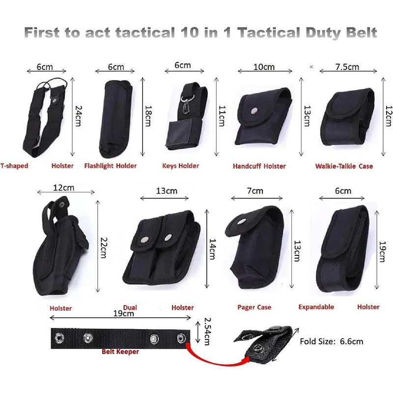 Sport Enthusiasts Modular Equipment System Security Tactical Duty Utility Versatile Work Hunting Quick Release Buckle Belt