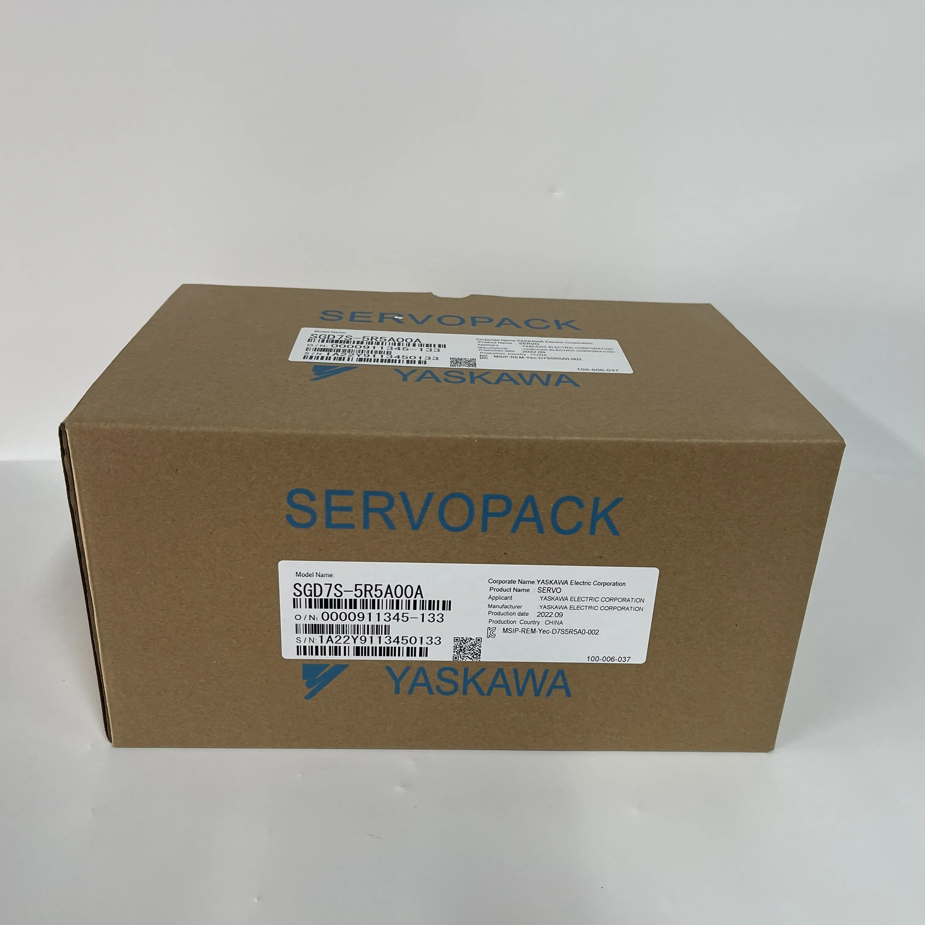 Yaskawa Servo Drive Servopack SGD7S-5R5A00A Yaskawa Servo Drive Servopack SGD7S-5R5A00A