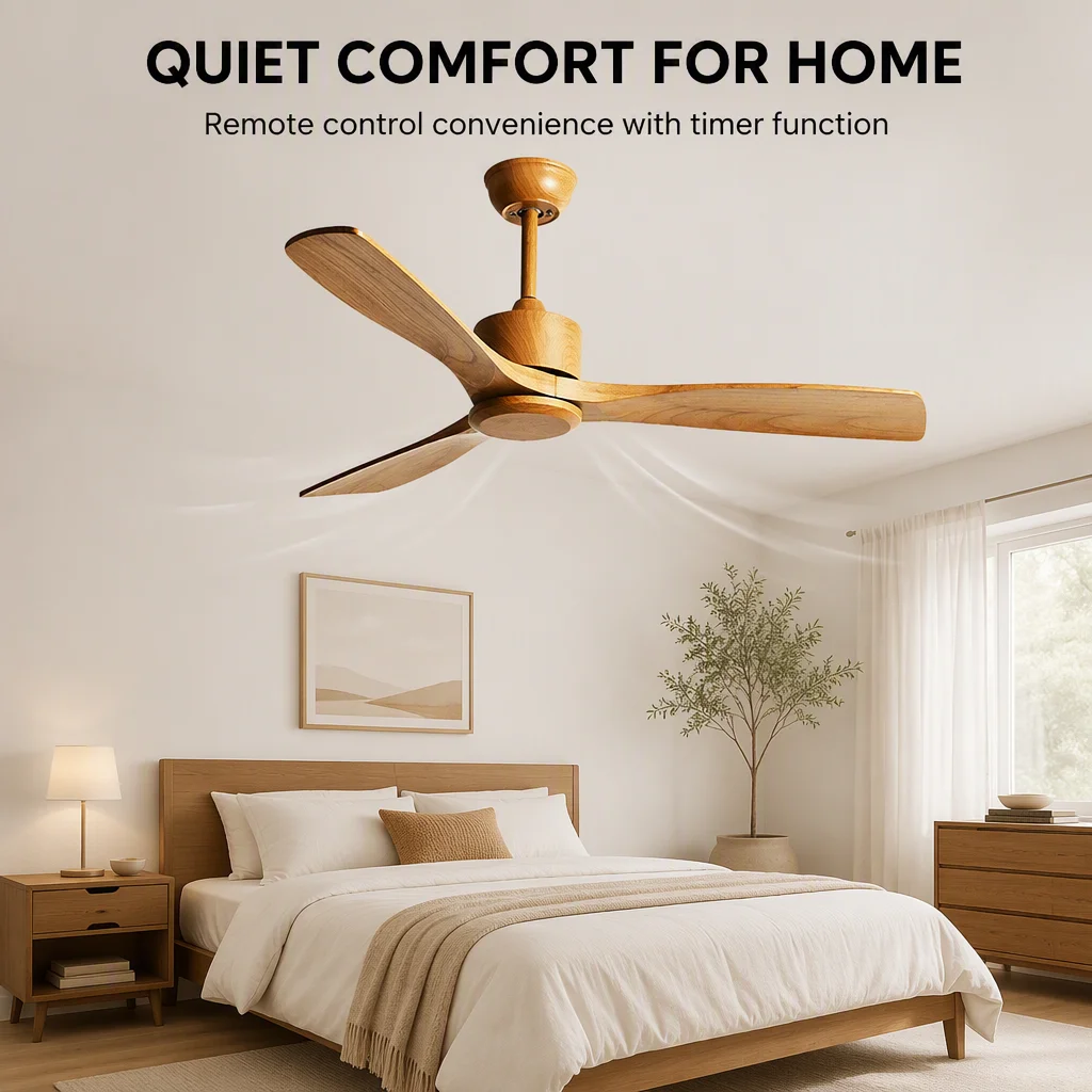 Ceiling Fan, BLDC, 35, Metal+plywood - detail 2