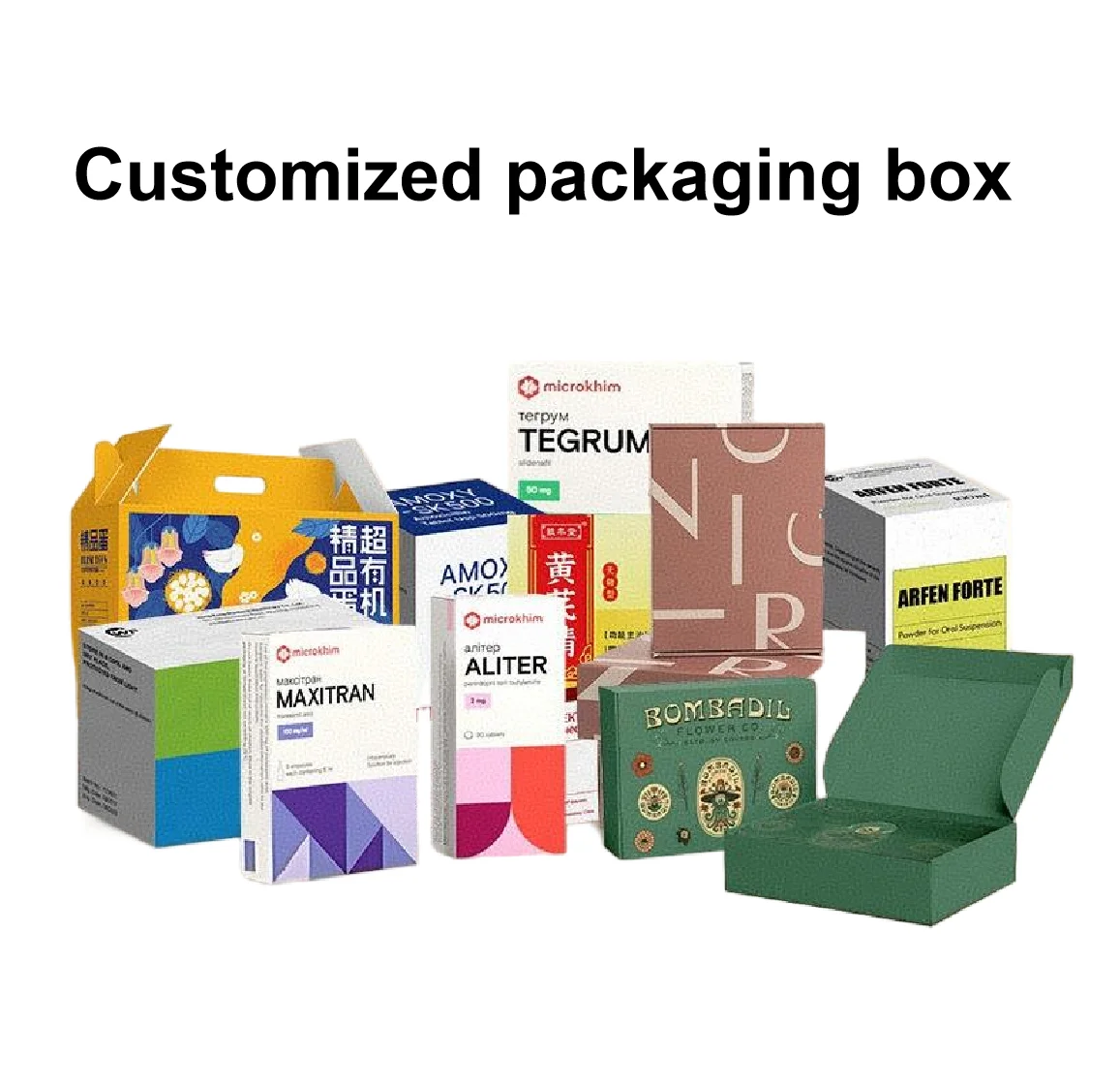 High-End Sensory Buckle Bottom Cosmetic Packaging Box Customized Small Single Paper Color Box Food Grade