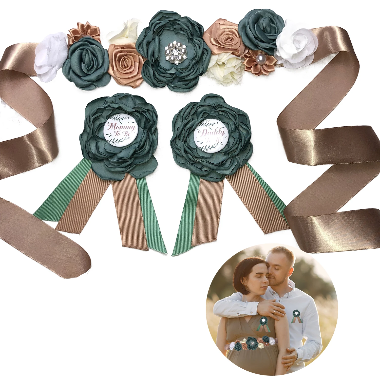50 Distintivos Osos Distintivo Mamá Y Papá Baby Shower | Meses sin interés