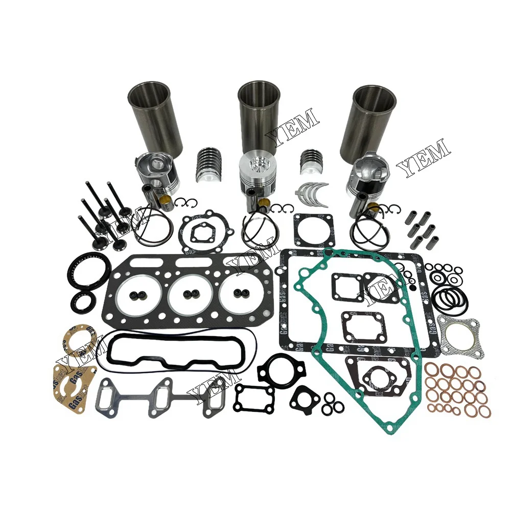 Overhaul Kit With Valves Fit for Yanmar 3T75HLE Engine 5