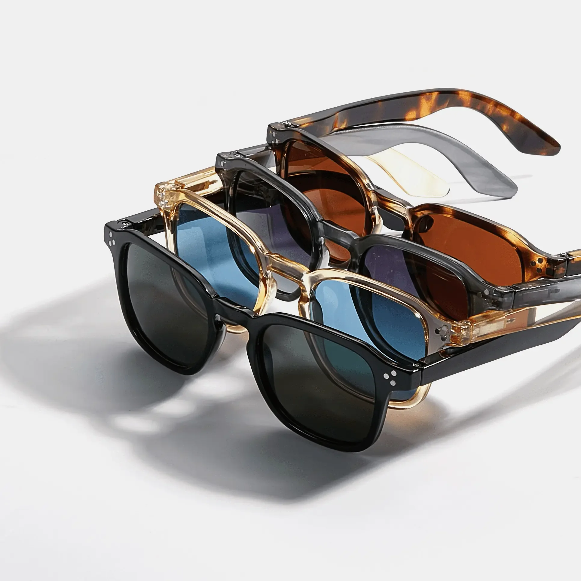 Polarized UV400 Square Vintage Sunglasses Unisex Retro Shades Amazon.com: SOJOS Trendy Rectangle Polarized Sunglasses  main image 2
