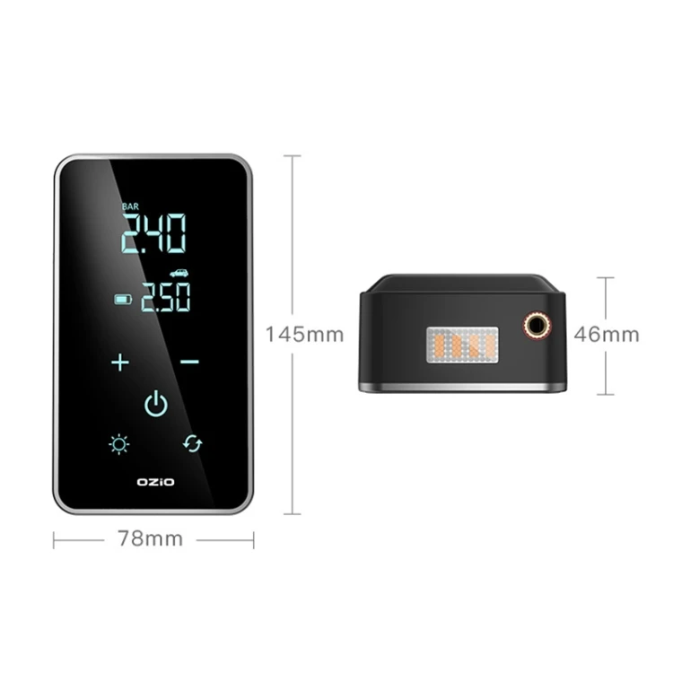Best Quality Ozio YX1715C Wired Version Portable LED Digital Display Smart Air Pump