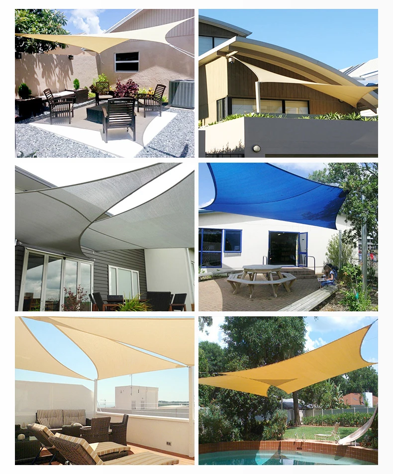 Outdoor Fire Heat Retardant Shading Coth Conservatory Sail Shades ...