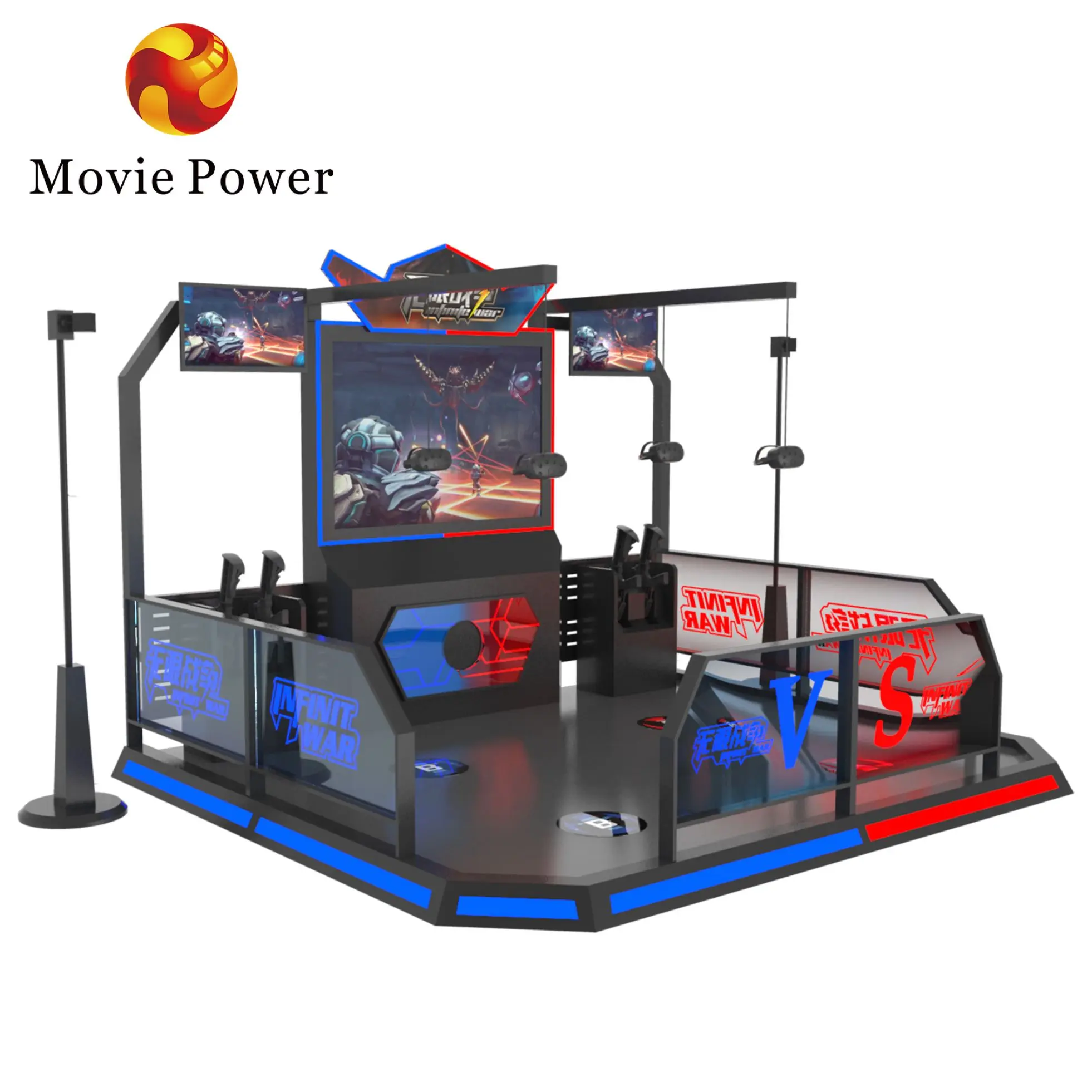 Vr Theme Park Multiplayer Virtual Reality Game Gun Games Vr Shooting Simulator Vr Shooting Game