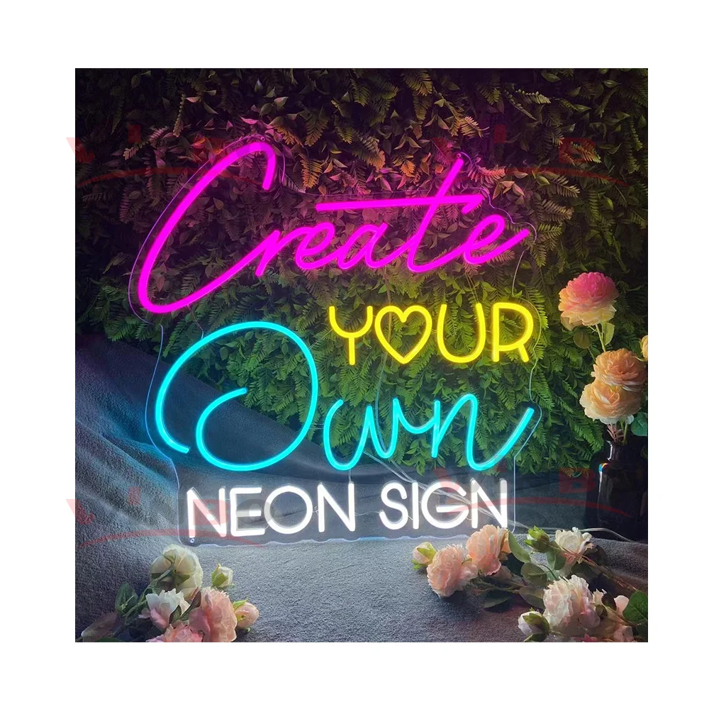 Winbo Custom Neon Nail Sign Led  You Are Beautiful Holding Face Beauty Salon Led Neon Signs for Wall Decor