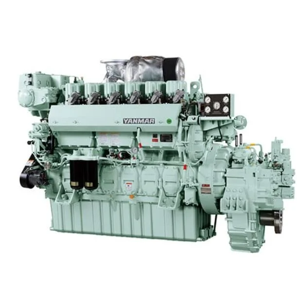 Original  water cooler 6 cylinder in-line 1140HP medium speed Yannmar marine engine 6EY17W