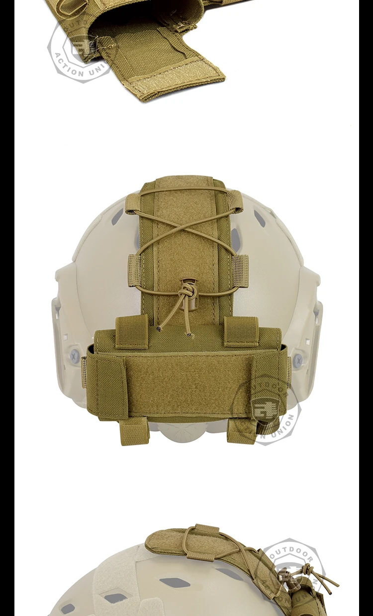 Actionunion Tactical Helmet Battery Bag Counterweight Pouch Helmet
