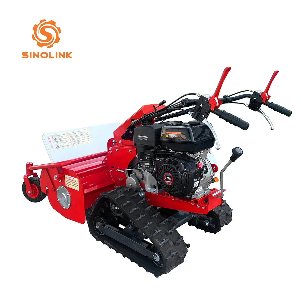 High Quality Cost Effective Walking Behind Petrol Crawler Stand on zero Turn Riding Mower for Weed Brushwood and Hard Grass