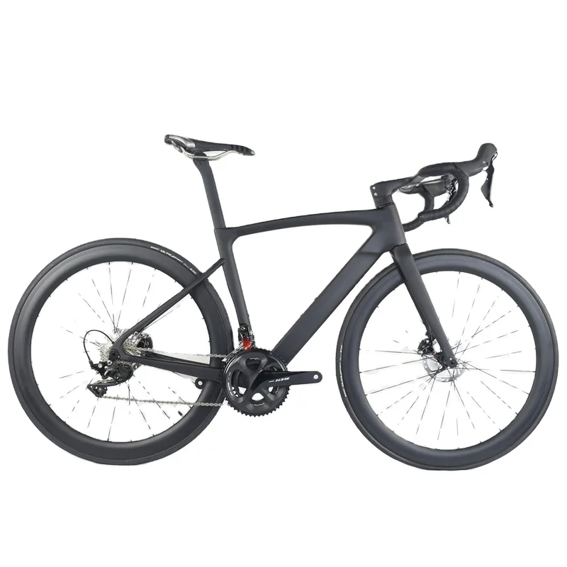 Ultralight Carbon Road Bike With Full Hidden Cable Routing & Disc