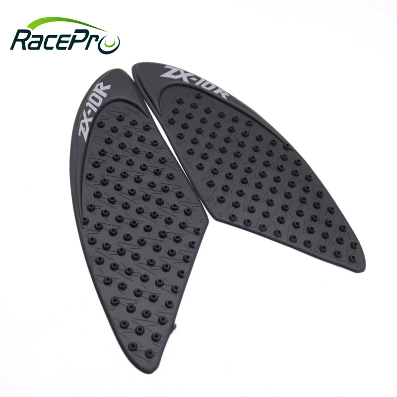 RACEPRO RP0920-3031B Motorcycle Protector Tank Pad Sticker Gas Knee Grip Traction Side Decal for Kawasaki ZX-10R  2006-2007