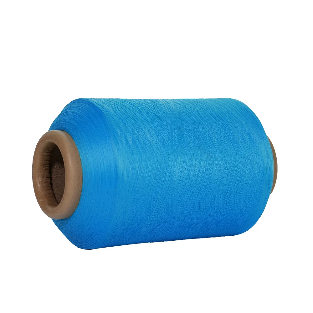 OLE 40150/48F Covered Spandex Yarn SCY 150/48 Nylon Polyester Single Ply Covered Yarn With 40D Socks Knitting Stable Strong