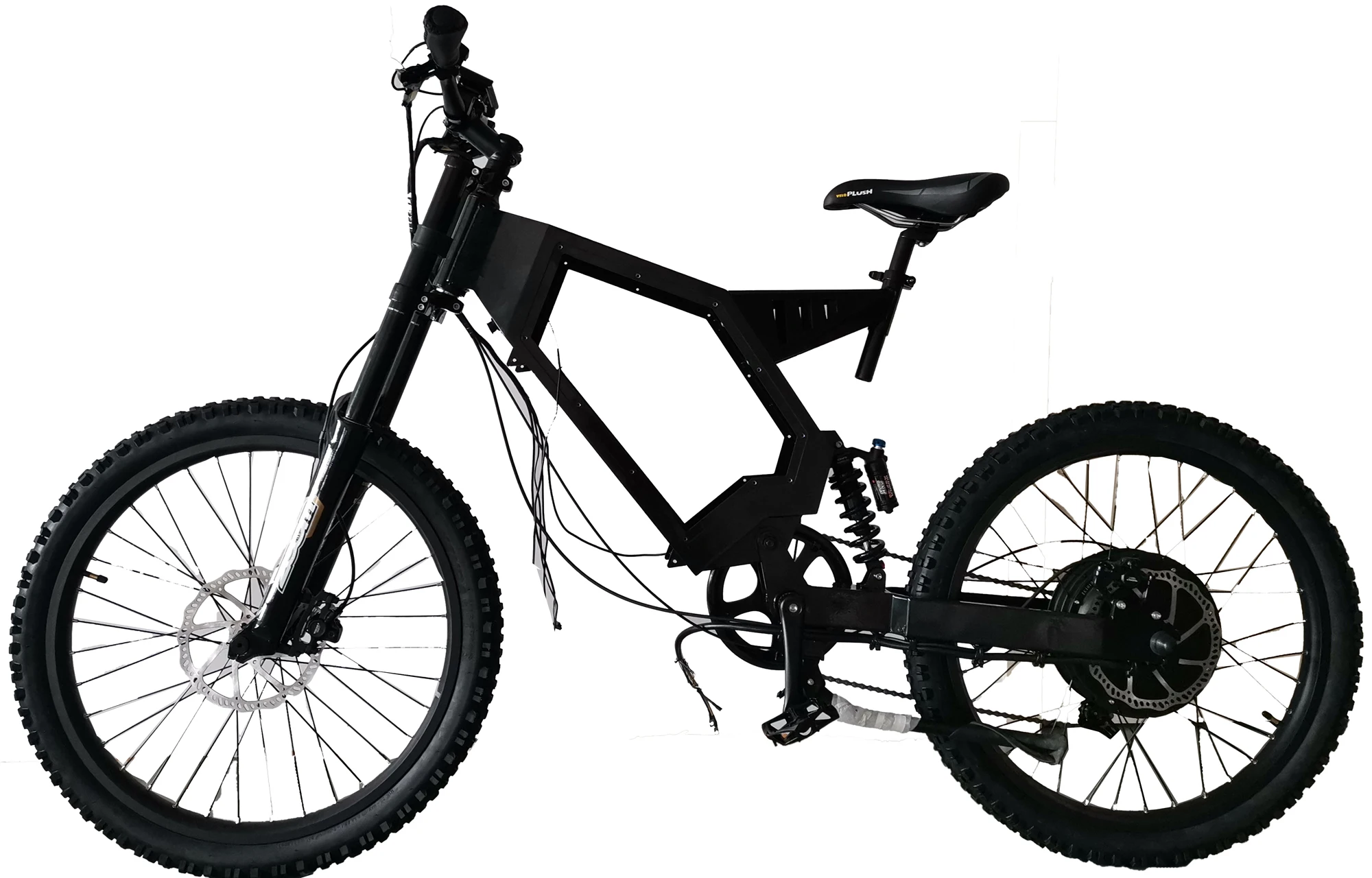 MOTO 自転車フレーム ブラック 電動スクーターフレーム150mm170mm 190mmドロップアウト電動バイク