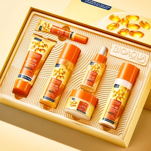 OEM/ODM BIOAQUA Private Label Vitamin E B5 Nourish Beauty Cosmetic Products Anti Wrinkle Whitening Hydrating Skin Care Set